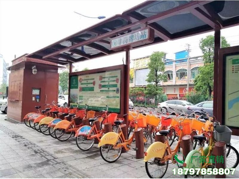 左贡县公共自行车停放亭