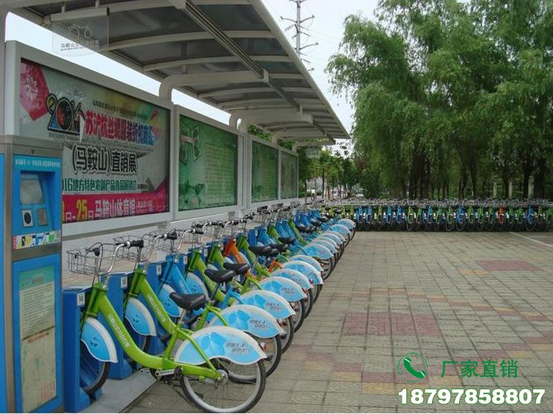 和平县智能共享自行车停放棚