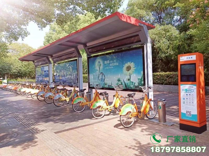 昌江城市中心智能共享单车候车棚